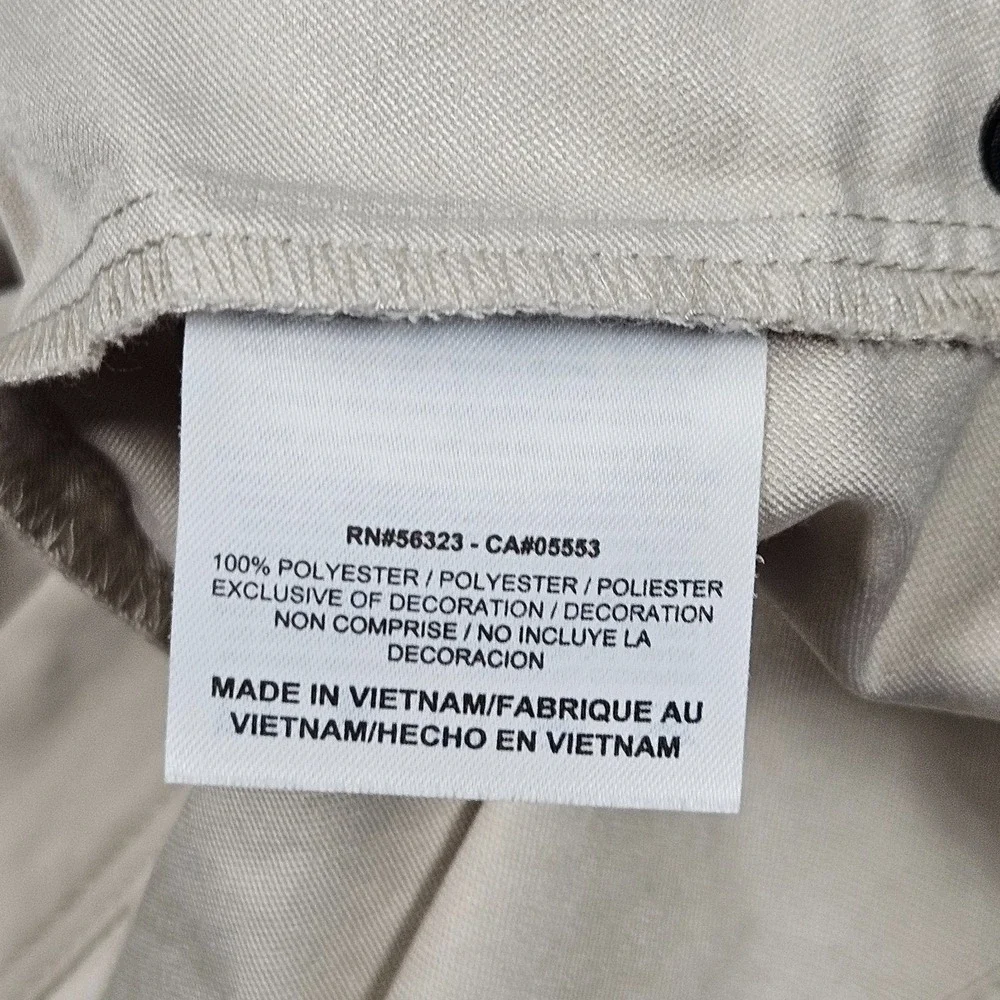 Nike Golf Jacket Mens XL Tan‎ 1/2 Zip 3M Open Championship Logo Windbreaker
